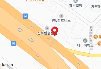 울산 신복로터리 고속도로방면 버스정류소 앞 지도
